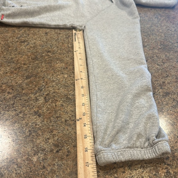 n : PHILANTHROPY Distressed Hoodie Size Large Gray Kangaroo Pocket - Picture 13 of 16